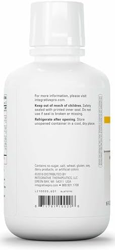 Integrative Therapeutics Liquid Calcium Magnesium 2:1 - Supplement for Bone Support* - Delicious Formula - Does Not Contain Sugar