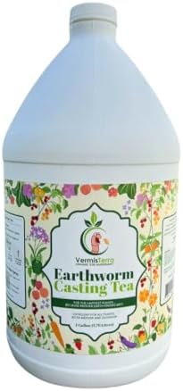 Worm Tea for Gardening - 32oz Quart - Organic Earthworm Soil Enhancer - Vermicompost with Kelp - Increase Yields, Boost Growth, Reduce Stress- Vegetables, Flowers, Fruit Trees - Plant Probiotic