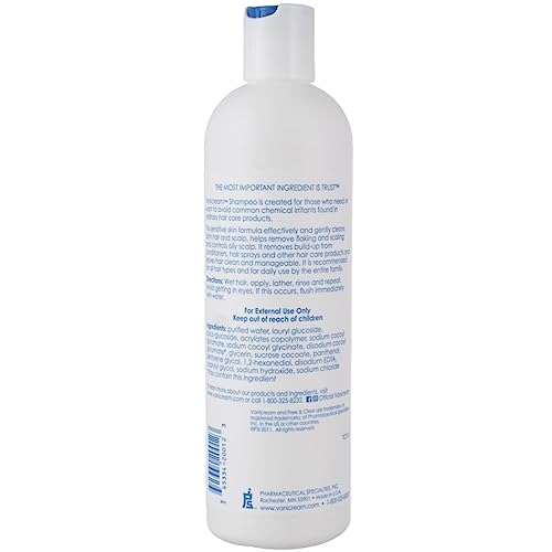 Vanicream Shampoo for Sensitive Skin, Dermatologist Tested, Free of Dyes, Fragrance, Parabens and Formaldehyde Releasers, Sulfate-Free
