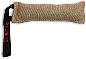 Redline K9 Jute Tug Toy 3 inch x 16 inch 1 Handle Dog Tug Toy