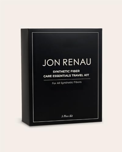 Jon Renau Synthetic Wig Care Travel Kit, 5-Piece Set - Wig Shampoo and Conditioner, Detangler Spray, Styling Gel, Wide Tooth Comb