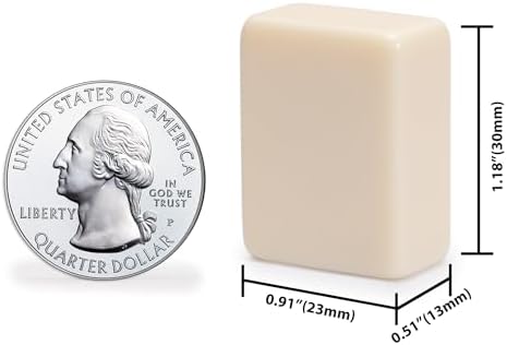Yellow Mountain Imports Set of 166 American Mahjong Tiles, The Classic (Tiles Only Set)