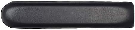 14" Black Vinyl Co-Molded Full Length Armrest Pads for Jazzy Power Chairs (Set of 2)