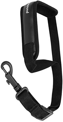 Focusound Upgraded Length Tenor Saxophone Neck Strap Soft Sax Leather Strap Padded for Alto and Tenor Saxophone