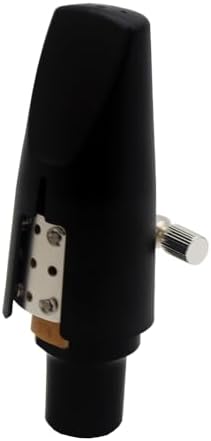 Eastern Music Saxophone Hard rubber mouthpiece Soprano alto Tenor metal ligature Ligature cap (Sandblust gold, Tenor MPC)