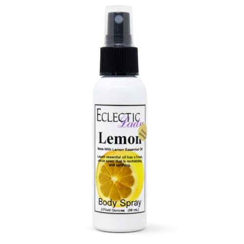 Lemon Body Spray, Double Strength, 2 ounces, Body Mist