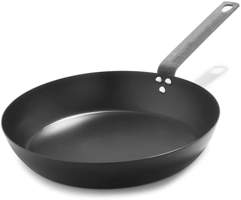 Merten & Storck 10" Pre-Seasoned Carbon Steel Frying Pan Skillet
