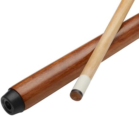 Viper 48-Inch 18-Ounce Commercial House 1 Piece Canadian Maple Billiard Pool Cue with 13mm Le Pro Leather Tip, Brown
