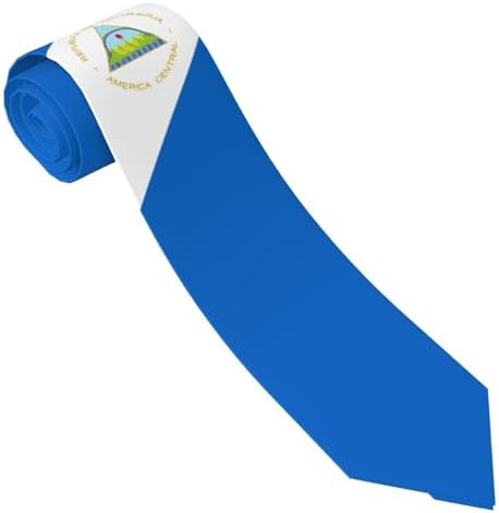 National Flags Tie Comfortable Soft Novelty Necktie Unisex for Weddings Party Birthday Gift