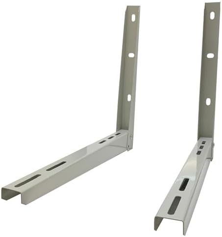 Appli Parts APAB-3160 Mini Split Wall Mounting Bracket, Heavy Duty Outdoor Support Up to 352 lbs. Fit 5000 to 36000 BTU Units, Includes Level Cross Bar, Anti Vibration Pads and Full Installation Kit