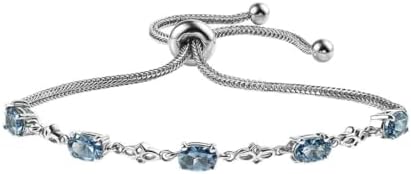 Birthstone Bracelets Charm Bolo Bracelet Adjustable Gemstone | Birthday, Gifts