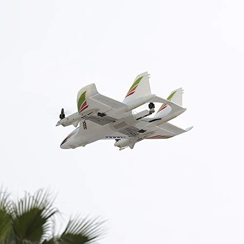 GoolRC WLtoys XK X450 RC Airplane, 2.4G 6CH Glider Fixed Wing Aircraft, 3 Flight Models Brushless Helicopter Vertical Takeoff Landing RTF for Adults