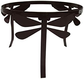 Trademark Innovations Dragonfly Metal Gazing Ball Stand Garden Pedestal