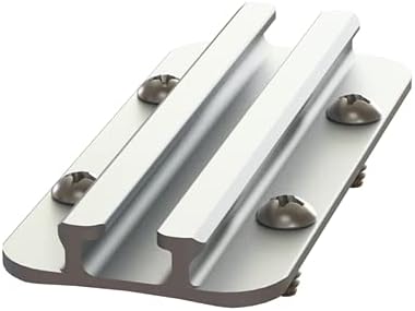 YakAttack GT175 Generation II GearTrac - Size Options | Heavy-Duty Silver Kayak Surface Mount Track | Accessory Mounting | Topside Installation | Compatible with 1/2" Wide Track Hardware