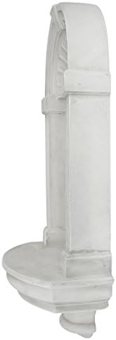 Design Toscano Classical European Style Wall Niche Display Shelf, Medium, 21 Inches Tall, Cast Stone Resin, Antique Stone