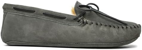 Minnetonka Men's Sheepskin Softsole Moccasin Slipper
