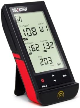 GOLFBUDDY Shot Mate Launch Monitor – Doppler Radar Golf Swing Analyzer, Ball & Club Speed, Smash Factor, Carry Distance, TFT LCD Display