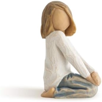 Willow Tree Joyful Child, nurtured by Your Loving Care, Express Love, Closeness, Healing, Courage, Hope and Family Life, Sculpted Hand-Painted Figure