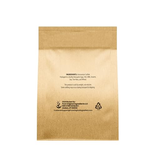 Pure Original Ingredients Ammonium Sulfate (8 oz) Soil Acidifier, Inorganic Sulfate Salt
