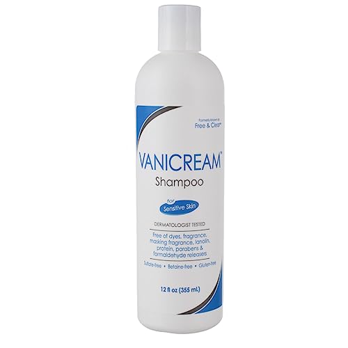 Vanicream Shampoo for Sensitive Skin, Dermatologist Tested, Free of Dyes, Fragrance, Parabens and Formaldehyde Releasers, Sulfate-Free