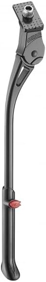 BV Bicycle Kickstand for 24”-28” - Adjustable Bikes Kickstand for Adult Bike with Non-Slip Foot & Spring-Loaded Latch for Stable Any-Angle Stance (Silver, Regular Duty)