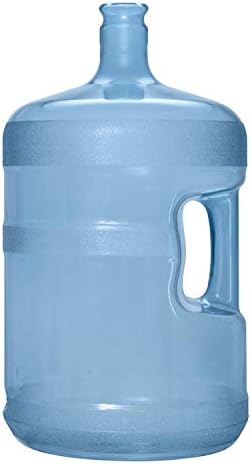 Brio 5 Gallon Plastic Crown Cap Reusable Water Bottle Container