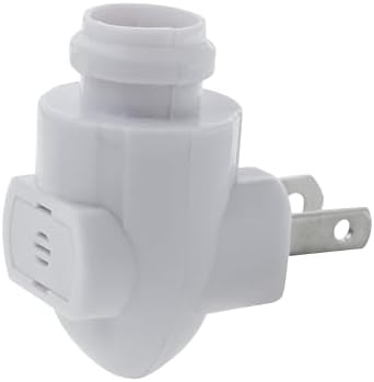 Creative Hobbies White Auto On Sensor Plug in Night Light Module Includes 3 Bulbs and 3 Plastic Clips
