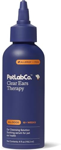 PetLab Co. Clear Ears Therapy Dog Ear Cleaner, 4 fl oz
