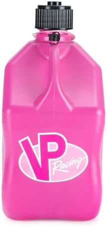 VP Racing 4x3812+3044B Motorsport Jug 5.5 Gallon Pink 4 Pack - Deluxe Hose, Tight Seal