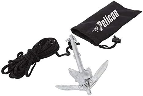 Compact Anchor Kit for Kayak, Canoe, SUP, Inflatables or Small Boats, Foldable Storage Bag, Ideal for Fishing Kayak Boating