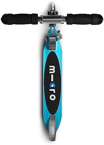 Micro Kickboard | Sprite Foldable LED Scooter for Ages 6+ | Children up to 220 lbs | 2 Wheel | Travel Ready | Adjustable T Bar | Smooth Ride