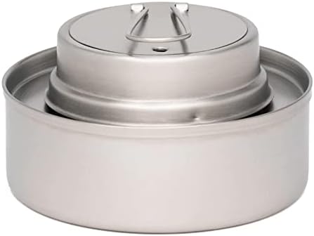 The Pathfinder School Stainless Steel Alcohol Camp Cooking Pack Stove