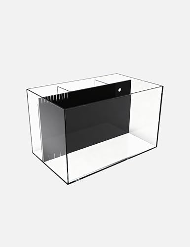 Empire USA - 24 Gallon All-in-One Aquarium Kit, Rimless Low Iron Glass AIO Saltwater & Freshwater Fish Tank