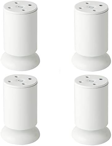 Alise White Sofa Legs Cabinet Legs Table Chair Furniture Legs,Pack of 4