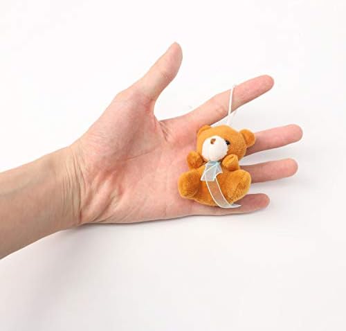 Juegoal 26 Pack Christmas Mini Animal Plush Toy Set, Cute Small Stuffed Animal Keychain Set, Goodie Bag Fillers, Carnival Prizes for Kids