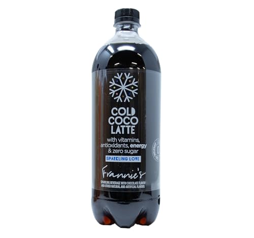 AmishTastes Frannie’s Sparkling Cold Coco Latte, Protected With High-Density Foam, 12 Oz. (12 Ounce (Case of 24))