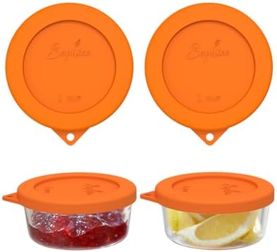 SOPHICO 1 Cup Round Silicone Replacement for Pyrex & Anchor Hocking 7202-PC