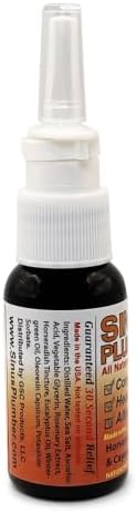Sinus Plumber Pepper Nasal Spray – Natural Sinus & Allergy Support – Original Formula - 1 fl oz