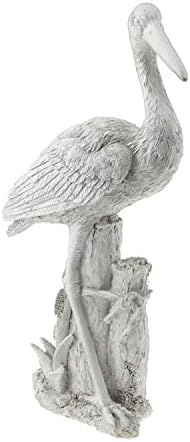 Bird Resin Garden Statue | Outdoor Indoor Figurine Gift Decoration for Home Décor, Patio, Yard, and Garden