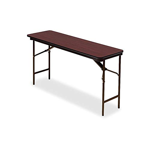 Iceberg OfficeWorks Commercial Folding Table, 5 ft, Gray
