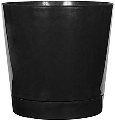 Novelty Majestic Full Depth Round Cylinder Pot, Glossy White, 8-Inch (10082)