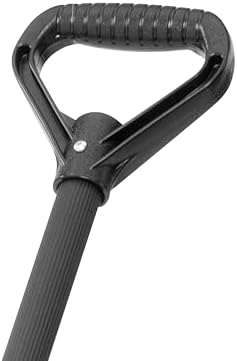 Suncast 18-Inch Snow Shovel and Pusher Combo with Durable Galvanized Steel Wear Strip and Ergonomic D-Grip Handle, Ideal for Driveways, Walkways