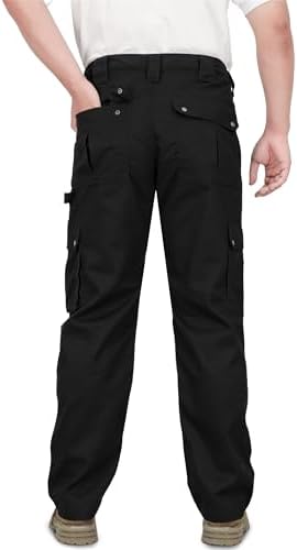 TICOMELA FR Pants for Men 7.5oz Lightweight (9 Pockets) Multi-Pocket 100% C