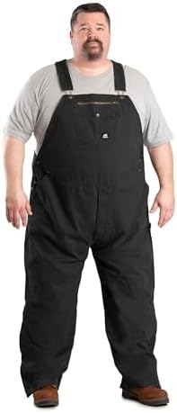 Berne Men's Heartland Unlined Washed Duck Bib Overall