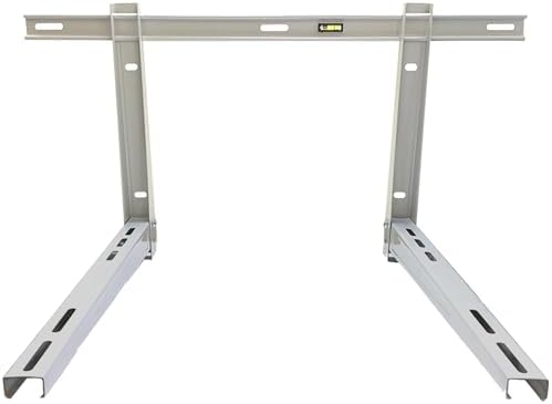 Appli Parts APAB-3160 Mini Split Wall Mounting Bracket, Heavy Duty Outdoor Support Up to 352 lbs. Fit 5000 to 36000 BTU Units, Includes Level Cross Bar, Anti Vibration Pads and Full Installation Kit