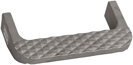 Buyers Products B2744A Aluminum Reversible Weld-On Truck Step with Side Guards or Flat Top, Die Cast Construction with Molded Slip-Resistant Treads for Work Trucks, Trailers and RVs