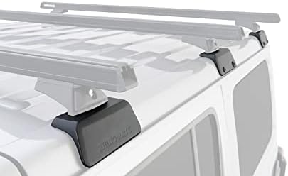 Rhino-Rack Jeep Wrangler JL Unlimited 4 Door Hard Internal Structural Roof Rack/Bare Backbone 3 Base Mounting System in Black