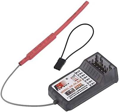 FS-R6B 2.4G 6 Channel Receiver Radio Model Remote Control Receiver for RC Car FS-i10, FS-i8, FS-i6X, FS-i6, S-TH9X, FS-T6, FS-CT6B, FS-T4B, FS-GT2