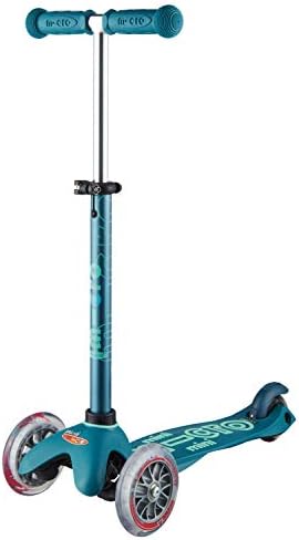 Micro Kickboard Mini 3-Wheel Toddler Scooter, Ages 2-5, Up to 110lbs | Lean-to-Steer Design, Adjustable T-Bar Grows with Your Child