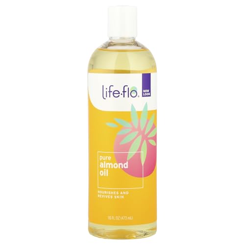 LIFE-FLO Pure Coconut Oil, Fractionated, Refined Liquid Coconut Oil, Skin Care, Hair Care, Massage, Aromatherapy, All Skin Types, Hypoallergenic, 60-Day Guarantee, Not Tested on Animals, 16oz